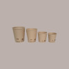 50 Pz Bicchiere Carta Bamboo Biodegradabile Compost BHF25 8oz [20626e50]