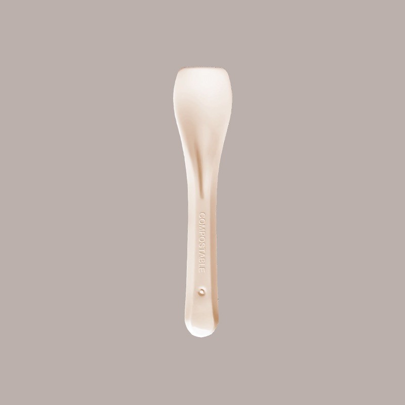 460 Pz (1 Kg) Palettina Gelato Spoon PLA BIO ECO Beige 95 mm [753bae6a]
