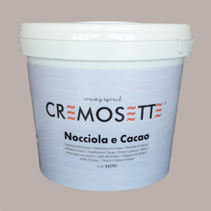5,5 Kg Crema Spalmabile Cremosette Nocciola e Cacao LEAGEL [0c29cda1]