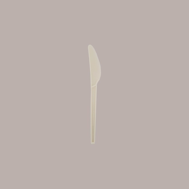 50 Pezzi Coltello Biodegradabile Eco Bio Compostabile PLA cm.16,5 [26c2d435]