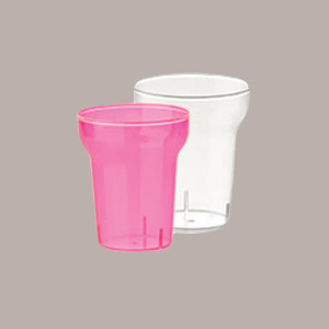 50 Pz Bicchiere Granita Plastica Trasparente Colorato 250cc [9b2f4827]