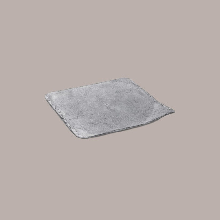10 Pz Vassoio Stone Quadrato 24x24 Grigio ALCAS per Dolci Torte [f1263881]