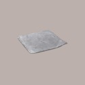10 Pz Vassoio Stone Quadrato 24x24 Grigio ALCAS per Dolci Torte [beb87547]