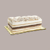 25 Pz Vassoio Rettangolare Medoro Oro Plastica Rigido 15x30 Alcas [c2d23900]