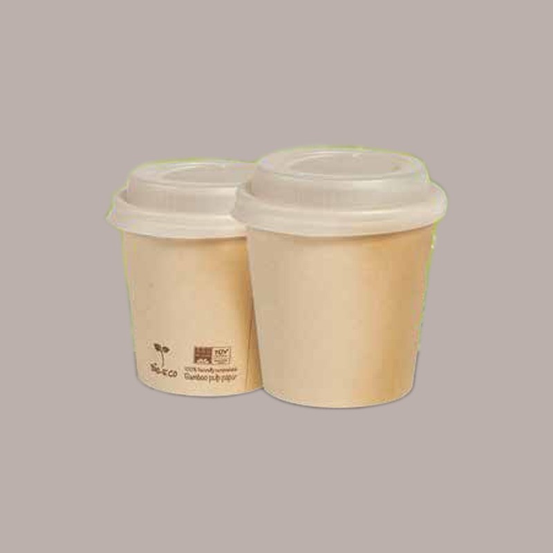 100 Pz Coperchio Beccuccio CPLA BIO ECO Bianco Dm90 [6afb13bb]