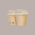 100 Pz Coperchio Beccuccio CPLA BIO ECO Bianco Dm90 [6afb13bb]