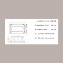 25 Pz Coperchio per Vassoio Medoro Rettangolare 15x25 cm Alcas [af2b2216]