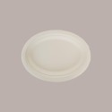 50 Pz Vassoio Piatto Ovale Bio Eco Carta Polpa Cellulosa 26x20cm [54f2704b]