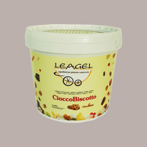 5 Kg Ciocco Biscotto Cookies Variegato per Gelato Yogurt Leagel