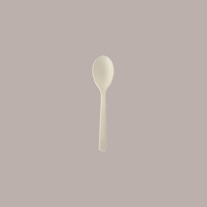 100 Pz Cucchiaino Bianco Gelato Yogurt Spoon CPLA BIO [eeff6d51]