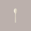 100 Pz Cucchiaino Bianco Gelato Yogurt Spoon CPLA BIO [1557a322]