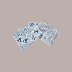 1000 Foglio Carta Antiunto Antigrasso Grafica Giornale 18x25 cm [c31013fc]