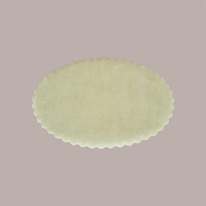 500 Pezzi Sottofritti Ovali Carta Paglia Goffrati Antigrasso 24x33 cm [2fd08cf9]