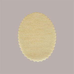 500 Pezzi Sottofritti Ovali Carta Paglia Goffrati Antigrasso 24x33 cm [98cd4dfd]