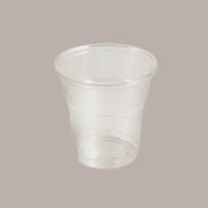 50 Pz Bicchiere Plastica KRISTAL 250cc (0,20 L alla Tacca) Monouso Bibite Fredde