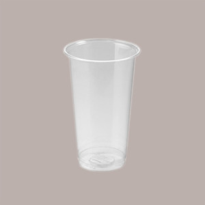 50 Pz Bicchiere Plastica PLA Bio Trasparente Tumbler 350cc (0,3 L alla Tacca) per Cocktail Drink [818828dc]