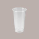 50 Pz Bicchiere PLA Bio Trasparente Tumbler 350cc (0,3 L alla Tacca) + Coperchio Cupola con Foro [8fd199df]