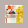 50 Bicchiere Plastica PLA Bio Tumbler 350cc (0,3 L alla Tacca) + Coperchio Piatto Taglio Croce [90bfd1ce]