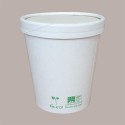 25 Pz Cestello Barattolino + Coperchio Carta BIO Soup Bucket 500 [25a7fecb]