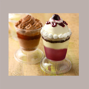 50 Pz Monoporzione ERA Trasparente 120cc Finger Food Mini Dessert [dbf20162]