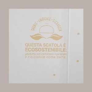5 Pz Scatola Porta Crostata Ecolife in Cartoncino Avana con Finestra 21x21H4cm [25bb4ca9]