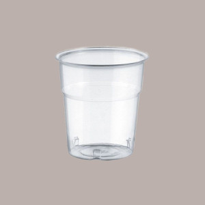 100 Pz Bicchiere Plastica Kristal Cup Monouso per Bibite Fredde 100cc
