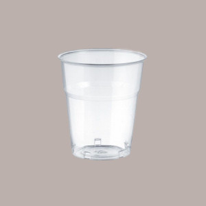 50 Pz Bicchiere Plastica Kristal Cup Monouso per Bibite Fredde 200cc [6501786c]