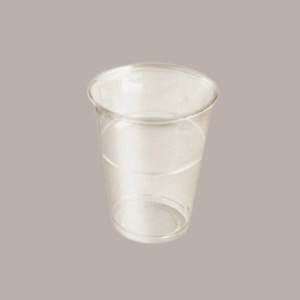 50 Pz Bicchiere Plastica Kristal Cup 300cc (0,25 L alla Tacca) Monouso per Bibite Fredde