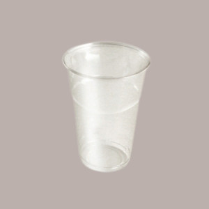 50 Pz Bicchiere Plastica PET Monouso Trasparente 500cc (0,4 L alla Tacca) [5530f743]