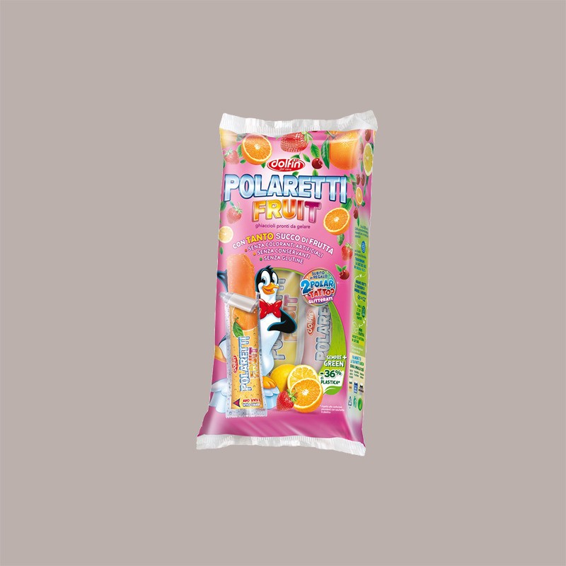 Polaretti Ghiaccioli Pronti da Gelare Fruit Girl Dolfin 5x10 Pz (5x420 Ml) [53f25659]