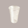 100 Pz Bicchiere Plastica PET 575cc (0,4 L alla Tacca) + Coperchio Cupola con Foro [4ed7dc9e]