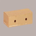 50 Pz Porta Crocchette Fritti Carta Avana Bio Compost Grande XL 200x120H70mm [11032f5d]