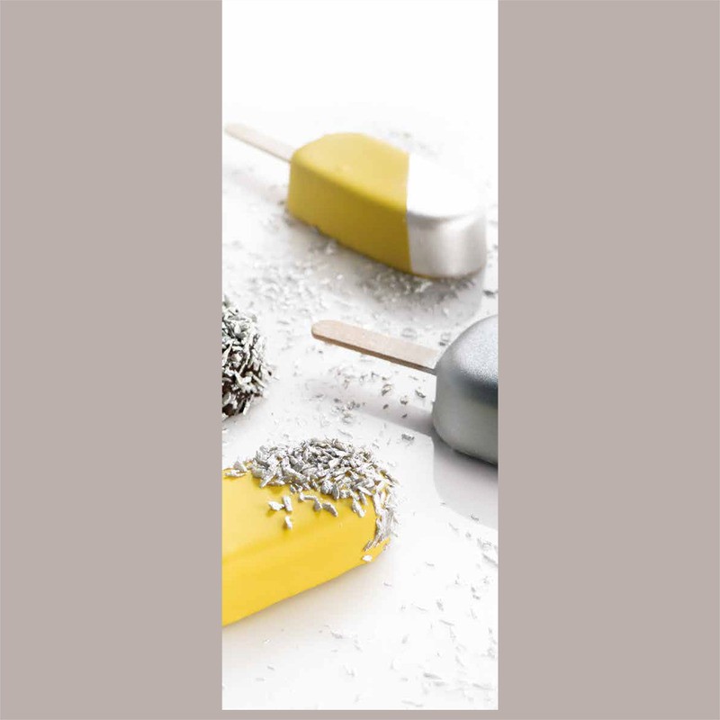 1 Pz Espositore Vetrina Orizzontale per Ghiaccioli Stecchi Gelato 24 Fori 36x25H5cm [066bed80]