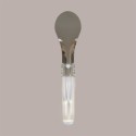 Spatola Acciaio con Manico Policarbonato Trasparente Ideale per Gelato 26cm [c320c18d]