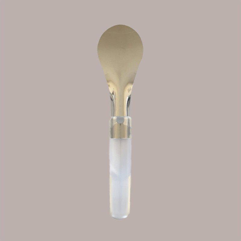 Spatola Acciaio con Manico Policarbonato Trasparente Ideale per Gelato 26cm [ce48fe7d]