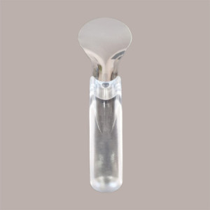 Spatola Acciaio con Manico Policarbonato Trasparente Ideale per Gelato 26cm [cb18b963]
