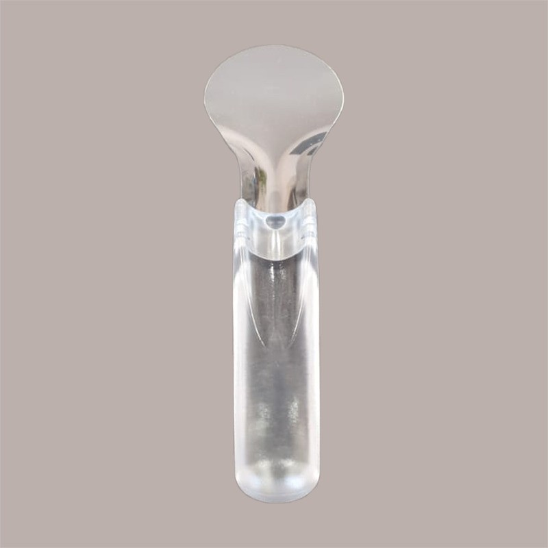 Spatola Acciaio con Manico Policarbonato Trasparente Ideale per Gelato 26cm [cb18b963]