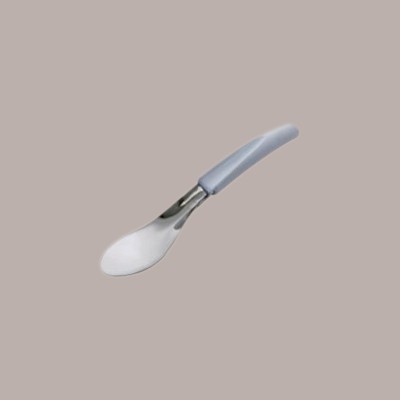 Spatola in Acciaio con Manico Ergonomico Trasparente Satinato Ideale per Gelato 26cm [279e892c]