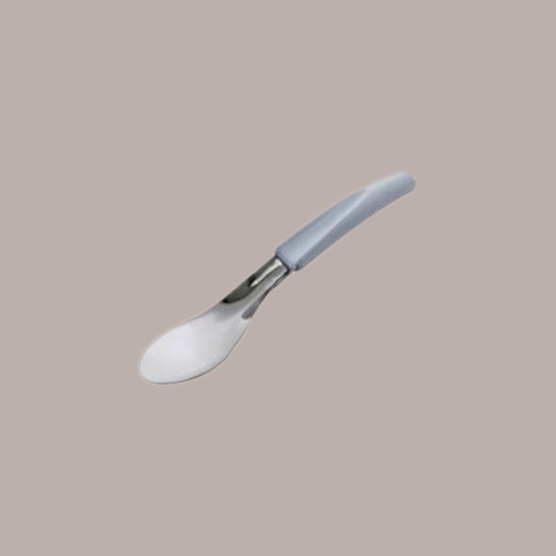 Spatola in Acciaio con Manico Ergonomico Trasparente Satinato Ideale per Gelato 26cm [279e892c]