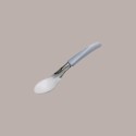 Spatola in Acciaio con Manico Ergonomico Trasparente Satinato Ideale per Gelato 26cm [279e892c]