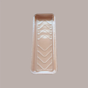 10 Pz Stampo Forme Cottura Rettangolare in Carta Forno Antiaderente Optima 300x102H25mm [ce43f387]