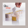 10 Pz Stampo Monouso in Plastica Bianco per Semifreddi Bavaresi One Strip Dm140H40 mm [f2308f3a]