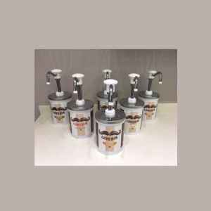 1 Pz Dispenser Dosatore in Acciaio per Creme Spalmabili (Barattolo 1,2 Kg) Loveria Leagel [aefe0edd]