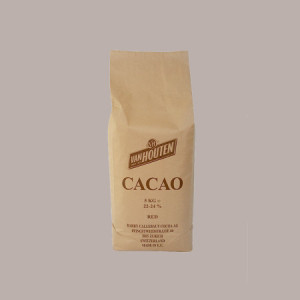 5 Kg Cacao in polvere Rosso Bruno 22-24% Red Van Houten Callebaut
