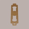 20 Pz Scatola Astuccio Carta Marrone Economica Strip per Panettone Alto da 750g/1000g 220x155H235mm [9ab1ac18]