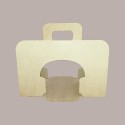 20 Pz Scatola Astuccio in Cartoncino Marrone Strip per Colomba Panettone da 750g 265x190H215mm [ab636c40]
