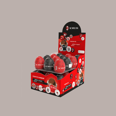 Milan Ovetto Cioccolato al Latte 20 gr con sorprese Dolfin Espositore da 24 pezzi [4840bbb4]