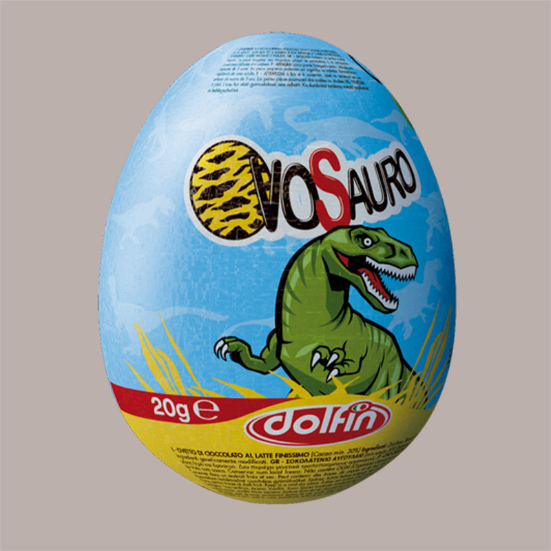 24 Pz Espositore Ovetto 20 gr al Cioccolato con Sorpresa Ovosauro [383e0dec]
