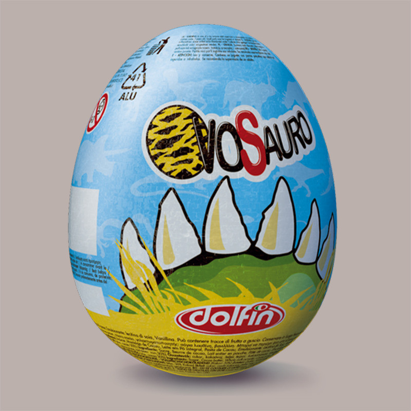 24 Pz Espositore Ovetto 20 gr al Cioccolato con Sorpresa Ovosauro [8f23cce8]