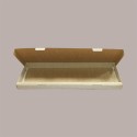 10 Pz Scatola Cartoncino Liscio Avana Porta Salmone Trancio 700x250H40mm [fb54ed21]